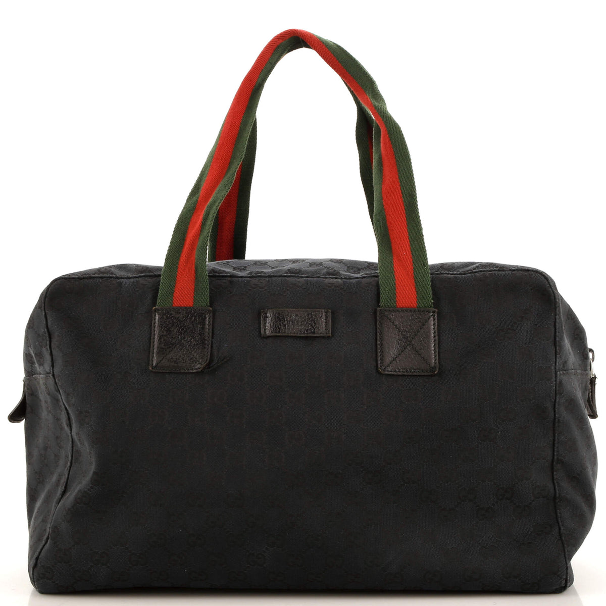 Gucci GUCCI Web Carry On Duffle Bag GG Canvas Medium