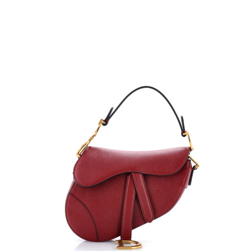 Saddle Handbag Leather Mini