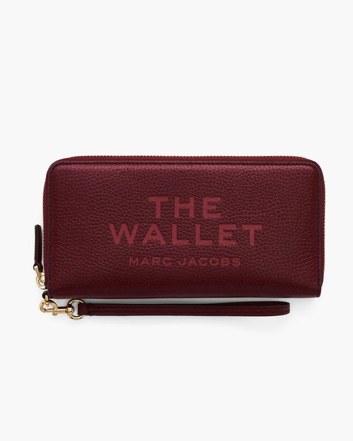 Marc Jacobs The Leather Continental Wallet in Cherry
