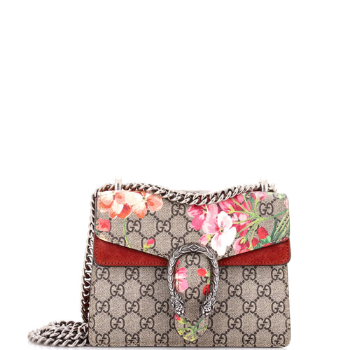 GUCCI Dionysus Bag Blooms Print GG Coated Canvas Mini