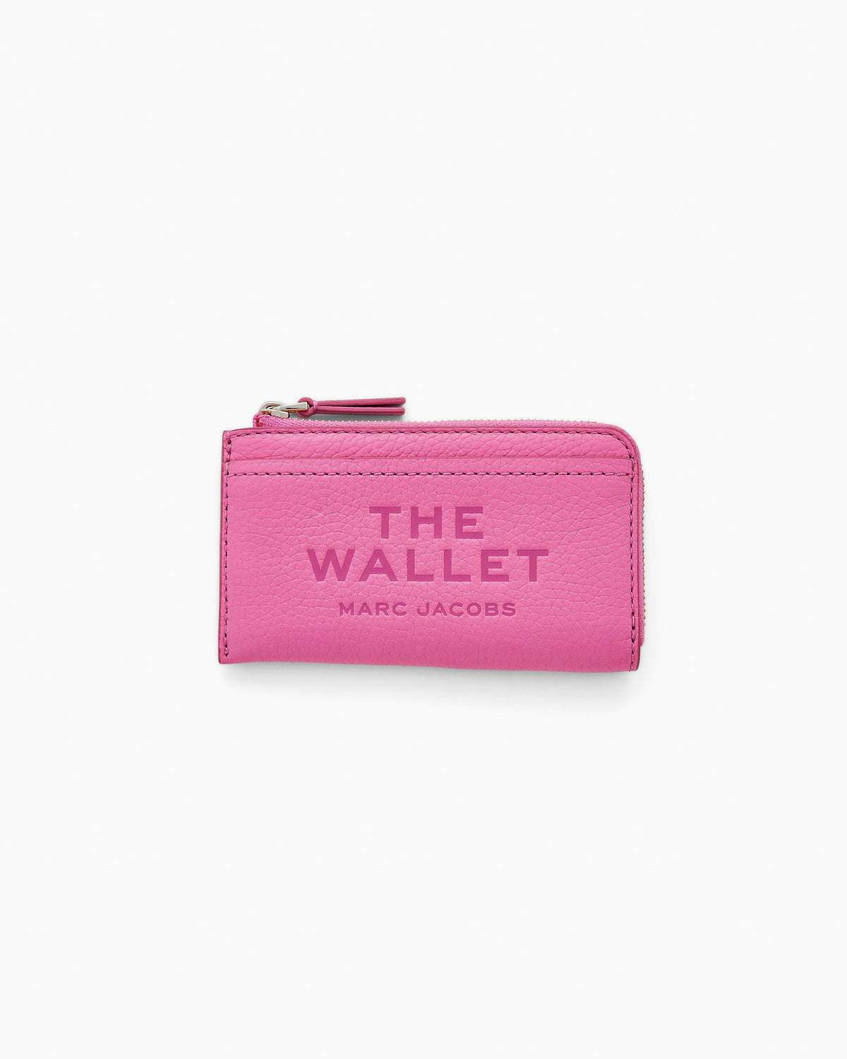 Marc Jacobs The Leather Top Zip Multi Wallet in Bow Pink