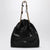 Women's Crush Leather Tote Bag in Black | 7429412AA6W