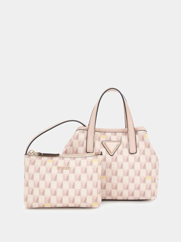 Guess G Wave Geometric-Print Mini Handbag