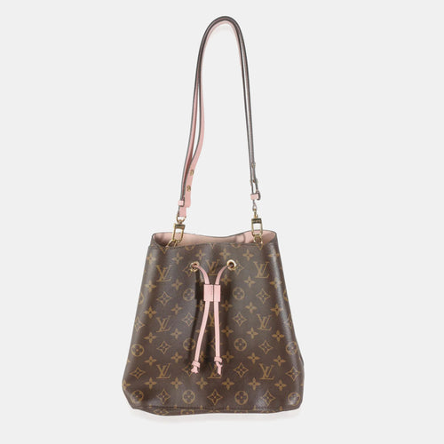 Rose Poudre Monogram Canvas Neonoe MM Bag