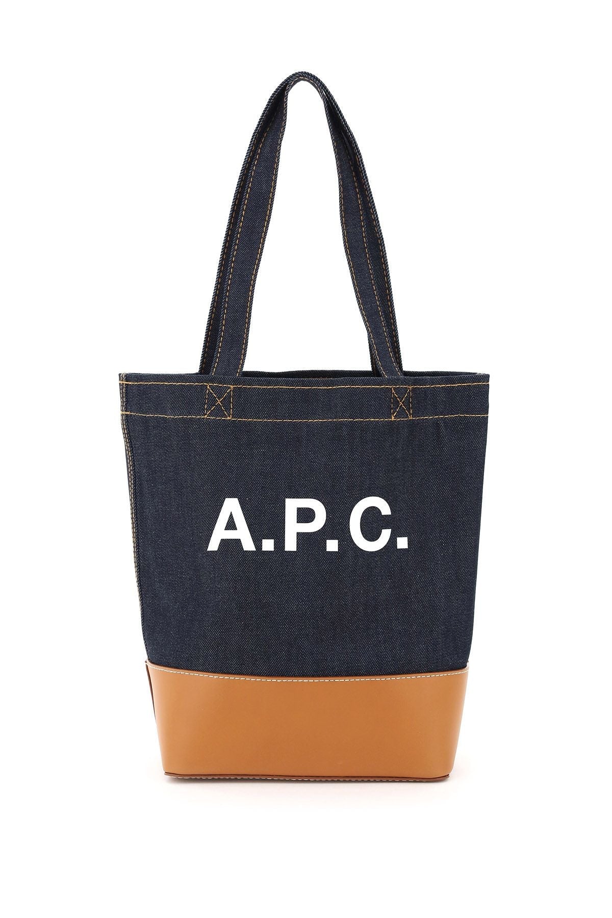 A.P.C. Axel Small Denim Tote Bag