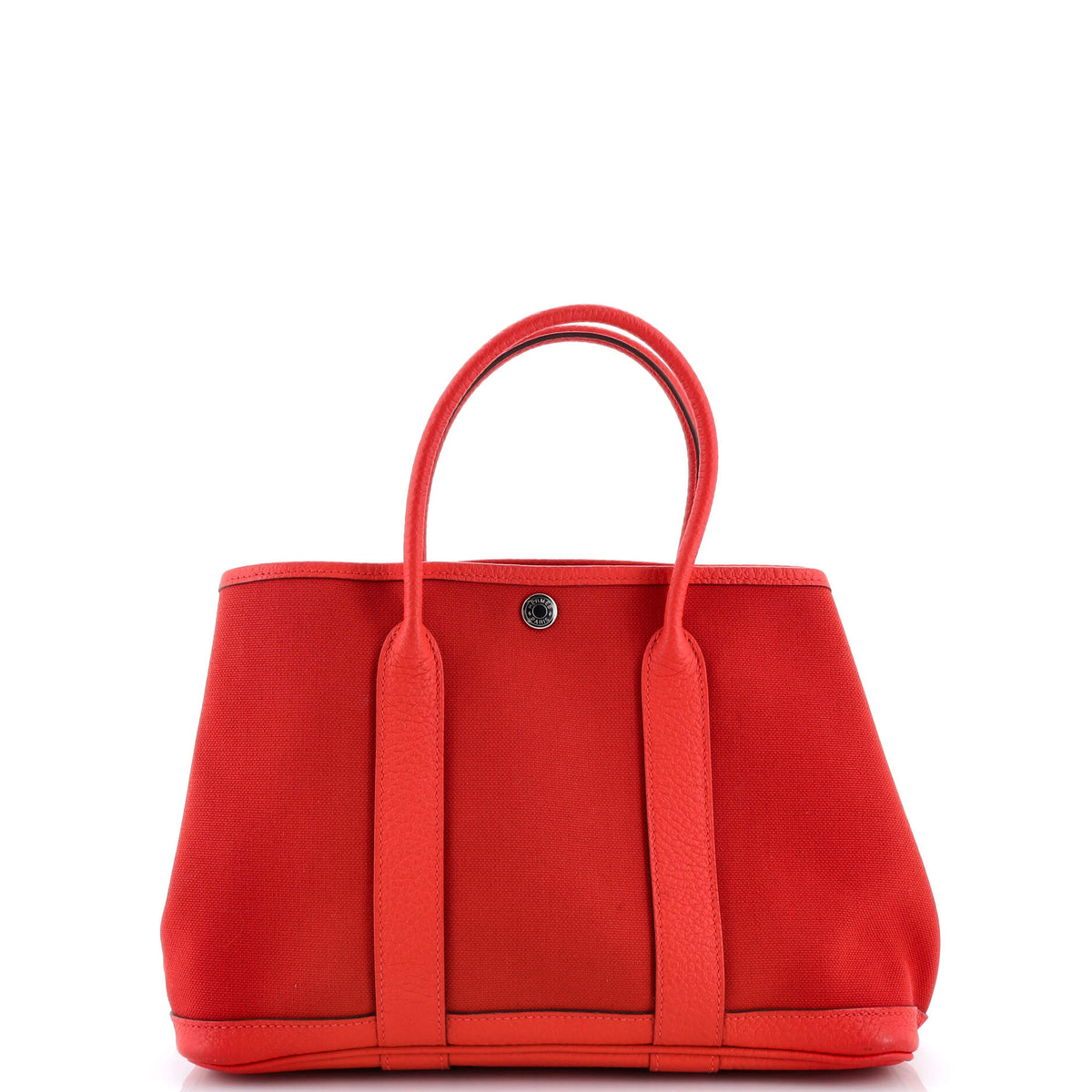 Herm?s Garden Party Tote Toile and Leather 30