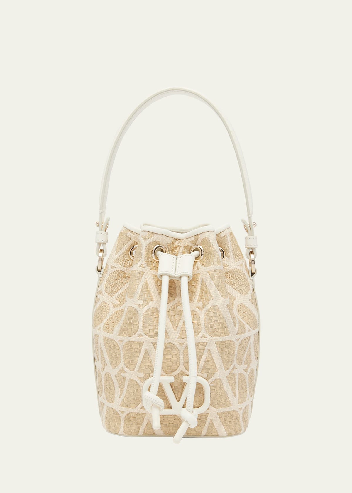 Valentino Mini VLOGO Signature Iconographe Bucket Bag