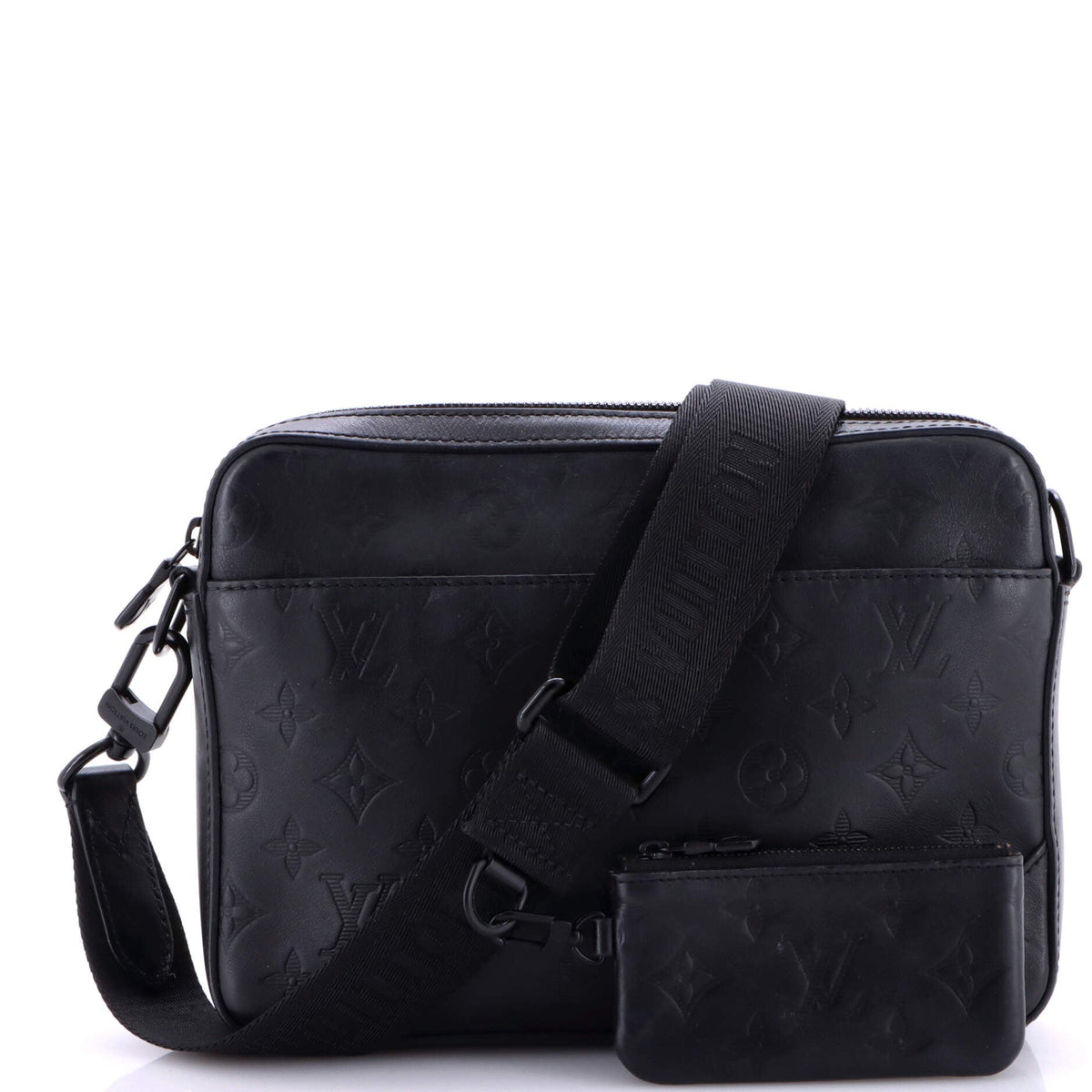 Louis Vuitton Duo Messenger Bag Monogram Shadow Leather