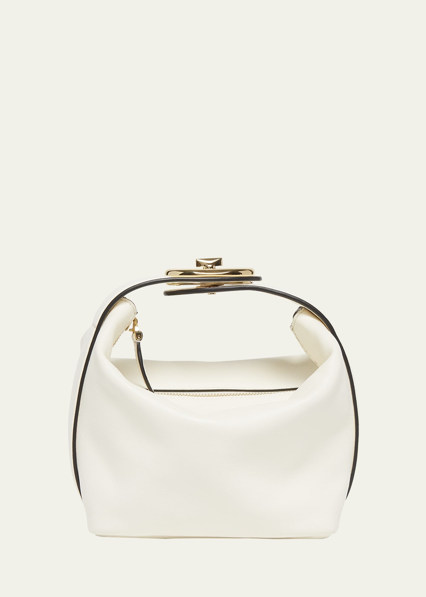 Valentino The Bold VLOGO Leather Top-Handle Bag