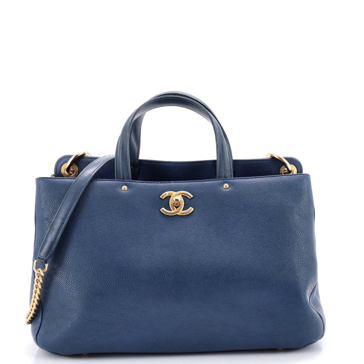 Chanel CHANEL CC Lock Shopping Tote Caviar Large
