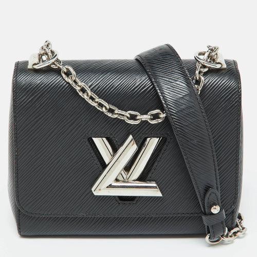 Black Epi Leather Twist PM Bag
