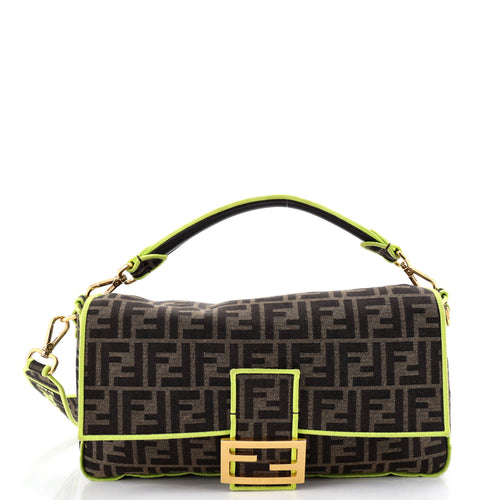 FENDI Baguette NM Bag Zucca Canvas Large