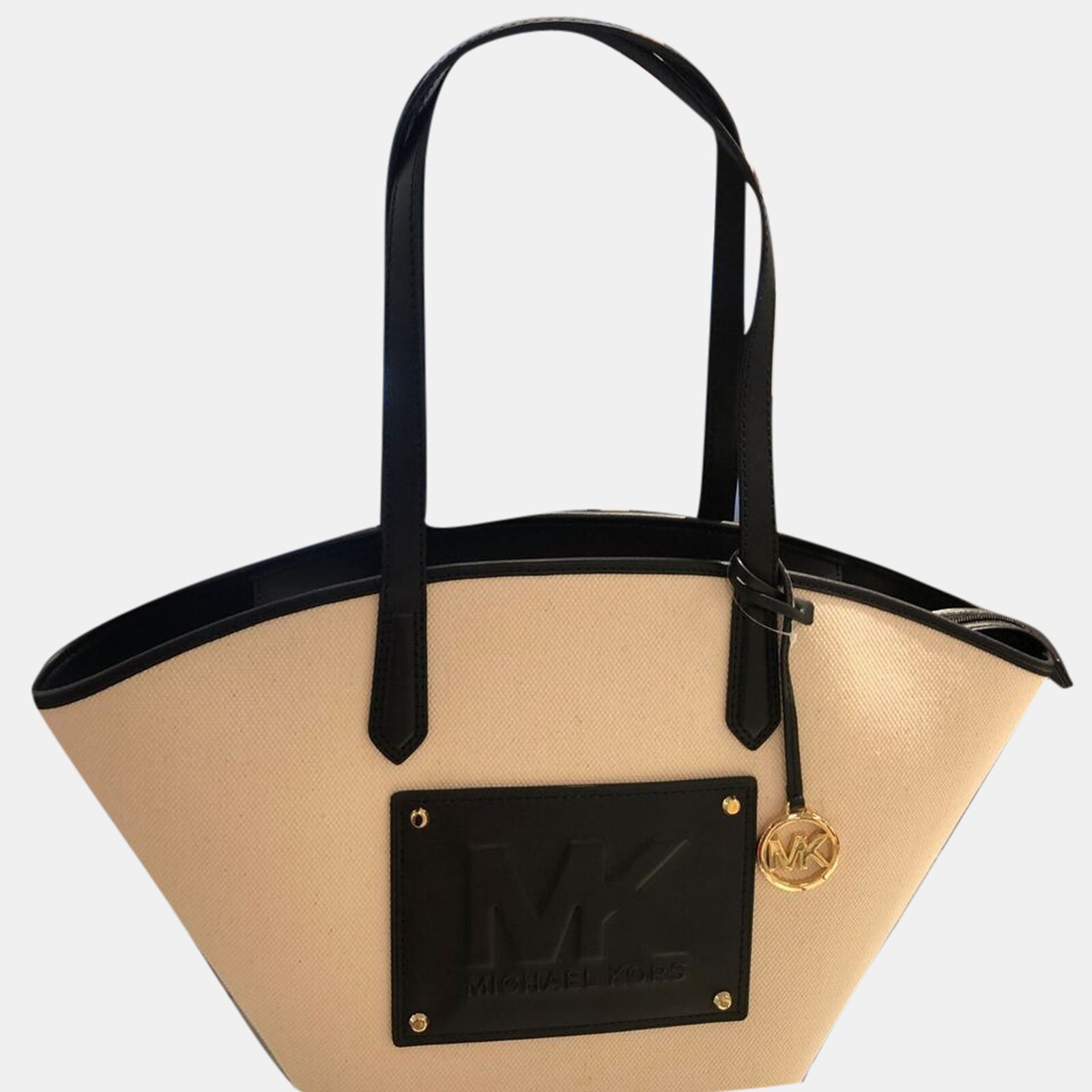 Michael Kors Black - Canvas - Kimber Large Tote Bag