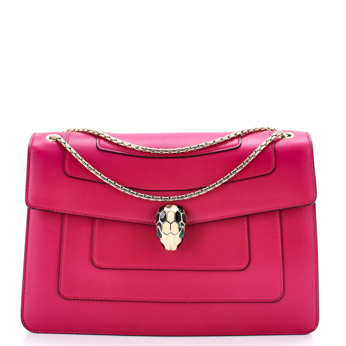 Bvlgari BVLGARI Serpenti Forever Shoulder Bag Leather Medium