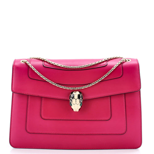 BVLGARI Serpenti Forever Shoulder Bag Leather Medium