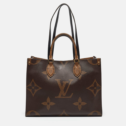 Reverse Monogram Canvas Giant Onthego MM Bag
