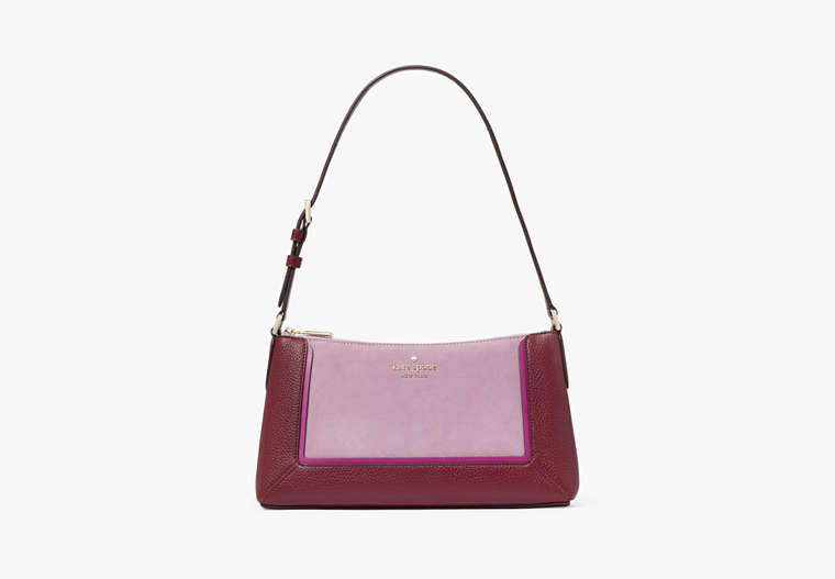 Kate Spade New York Petit sac à bandoulière en daim colorblock Lena