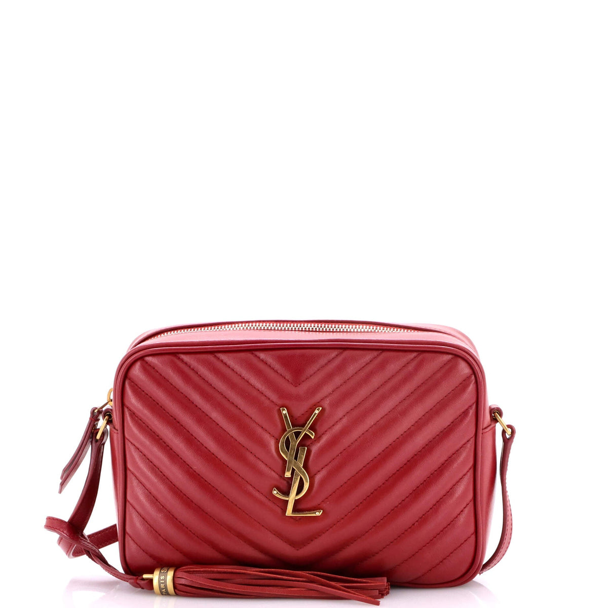 Saint Laurent Lou Camera Bag Matelasse Chevron Leather Small