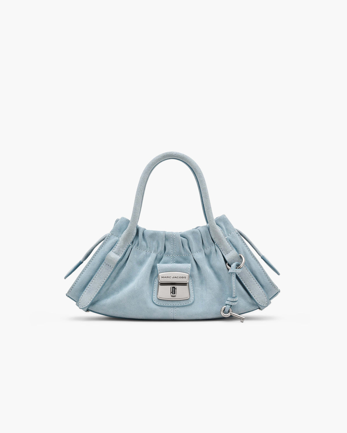 Marc Jacobs Marc Jacobs The Suede Cristina Small Satchel Bag in Blue Mist