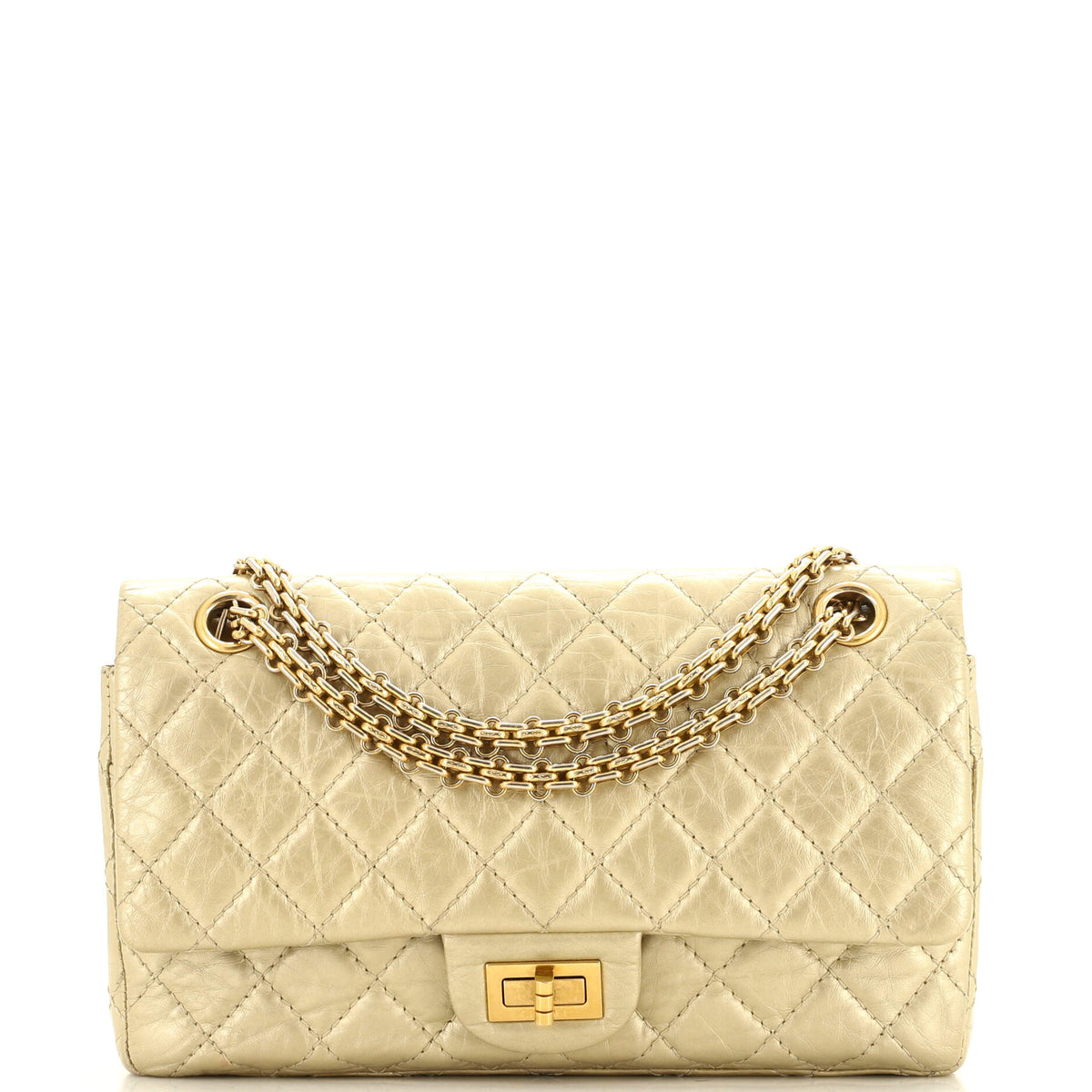 Chanel CHANEL Reissue 2.55 Flap Bag Quilted Aged Calfskin 225