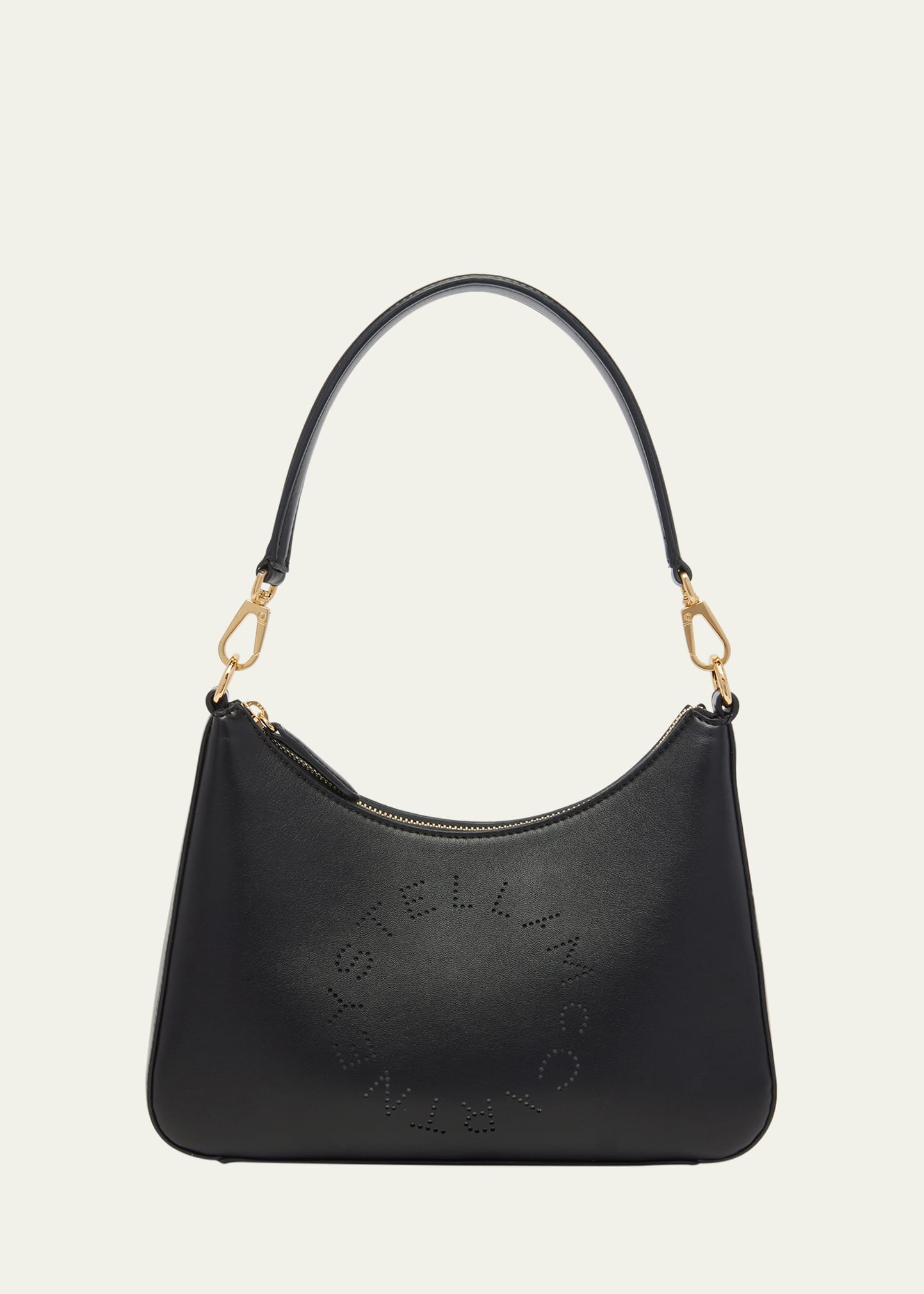 Stella McCartney Logo Vegan Leather Shoulder Bag