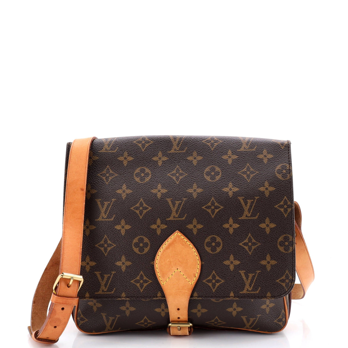Louis Vuitton Cartouchiere Handbag Monogram Canvas GM