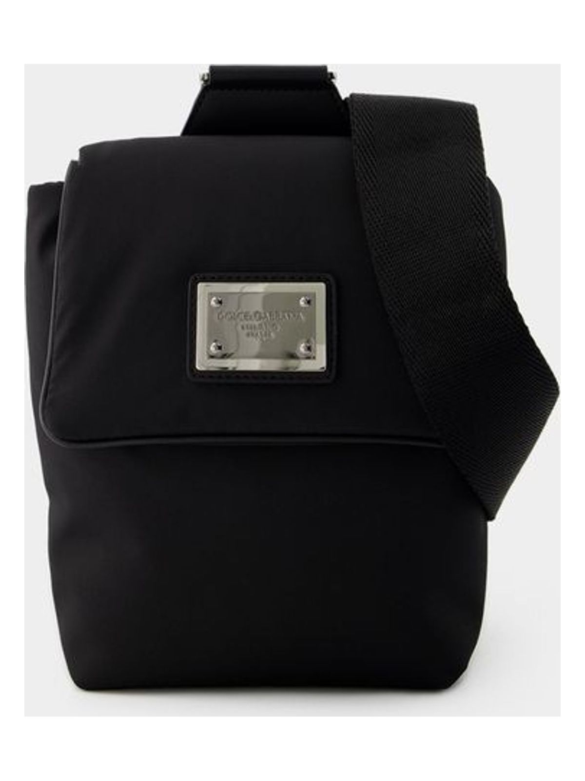 Dolce & Gabbana Men's Nylon Belt Bag in Black | BM2278