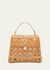 Sybil Cutout Rattan Crossbody Bag