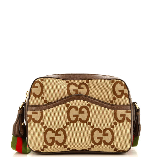 GUCCI Messenger Bag Jumbo GG Canvas