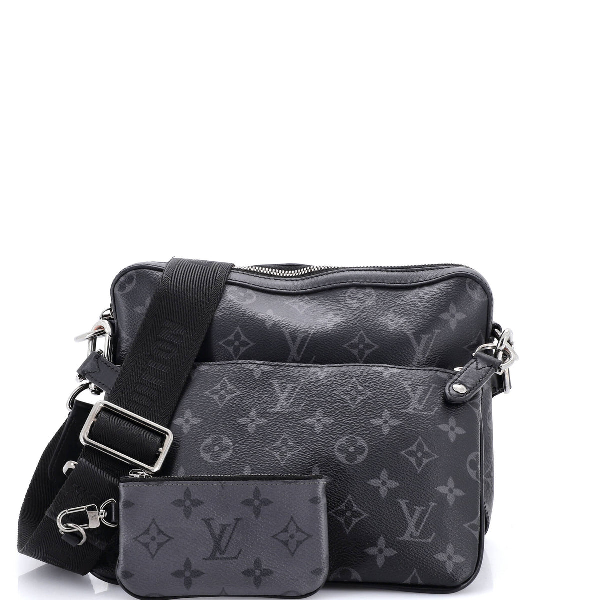 Louis Vuitton Trio Messenger Bag Reverse Monogram Eclipse Canvas