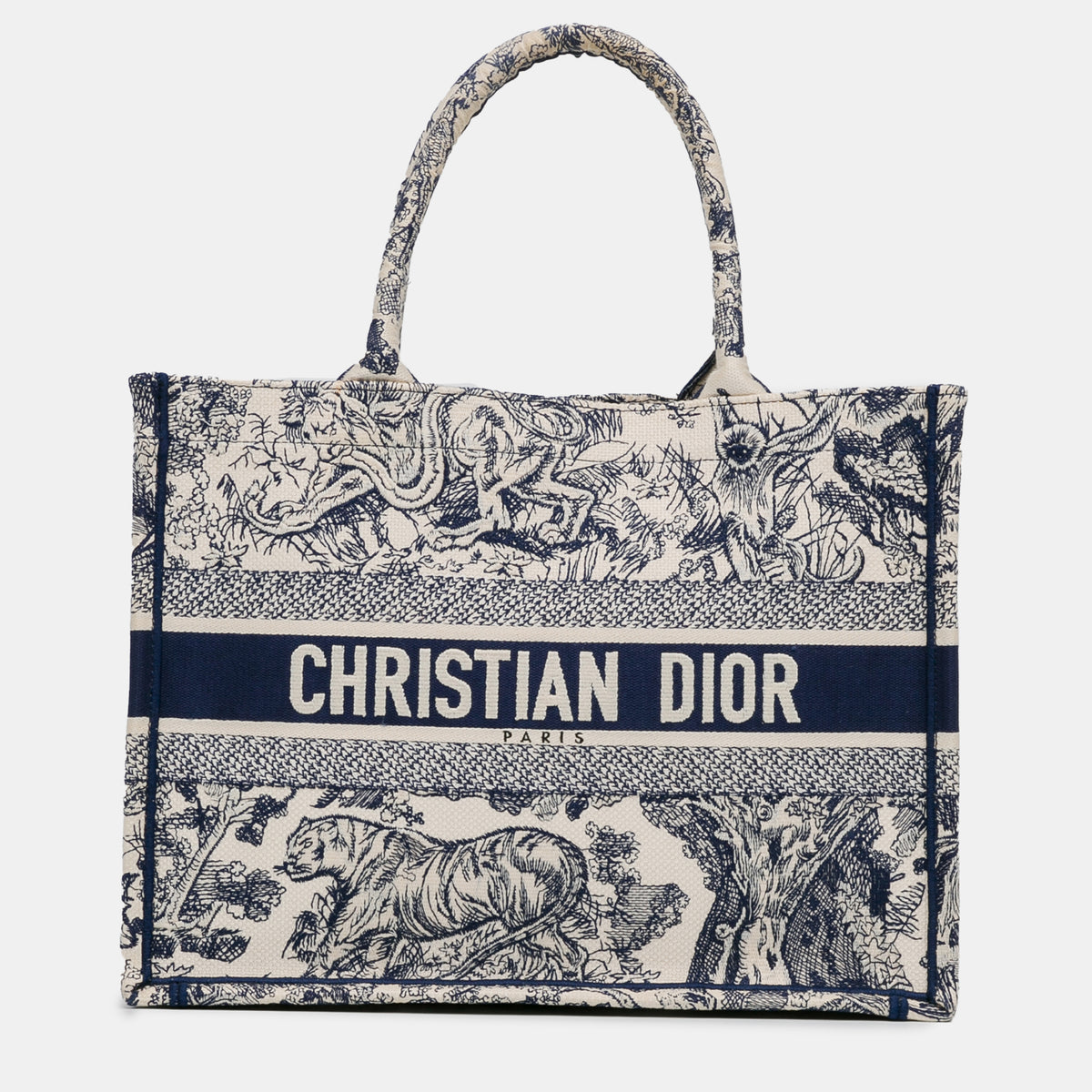 Dior Medium Dioriviera Toile De Jouy Book Tote