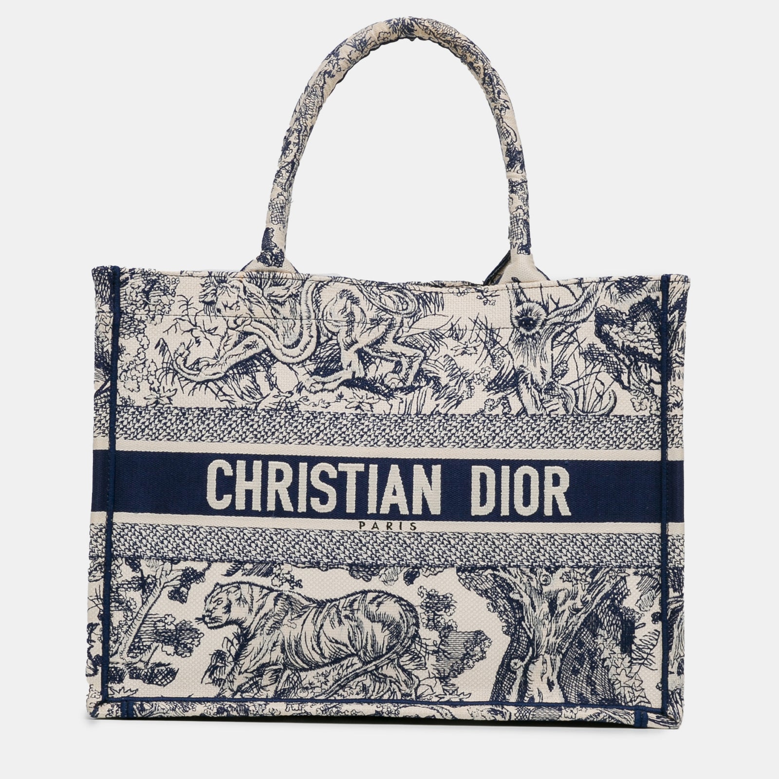 Dior Mittelgroße Dioriviera Toile De Jouy Büchertasche