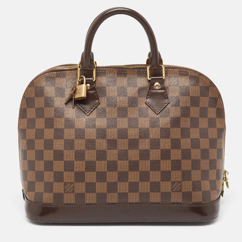 Damier Ebene Canvas Alma PM Bag