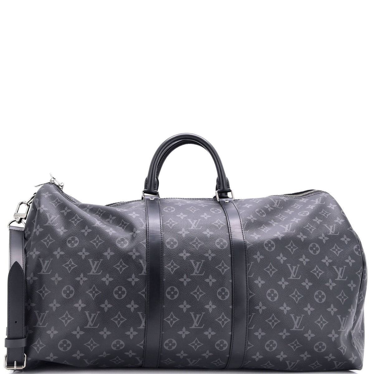 Louis Vuitton Keepall Bandouliere Bag Monogram Eclipse Canvas 55