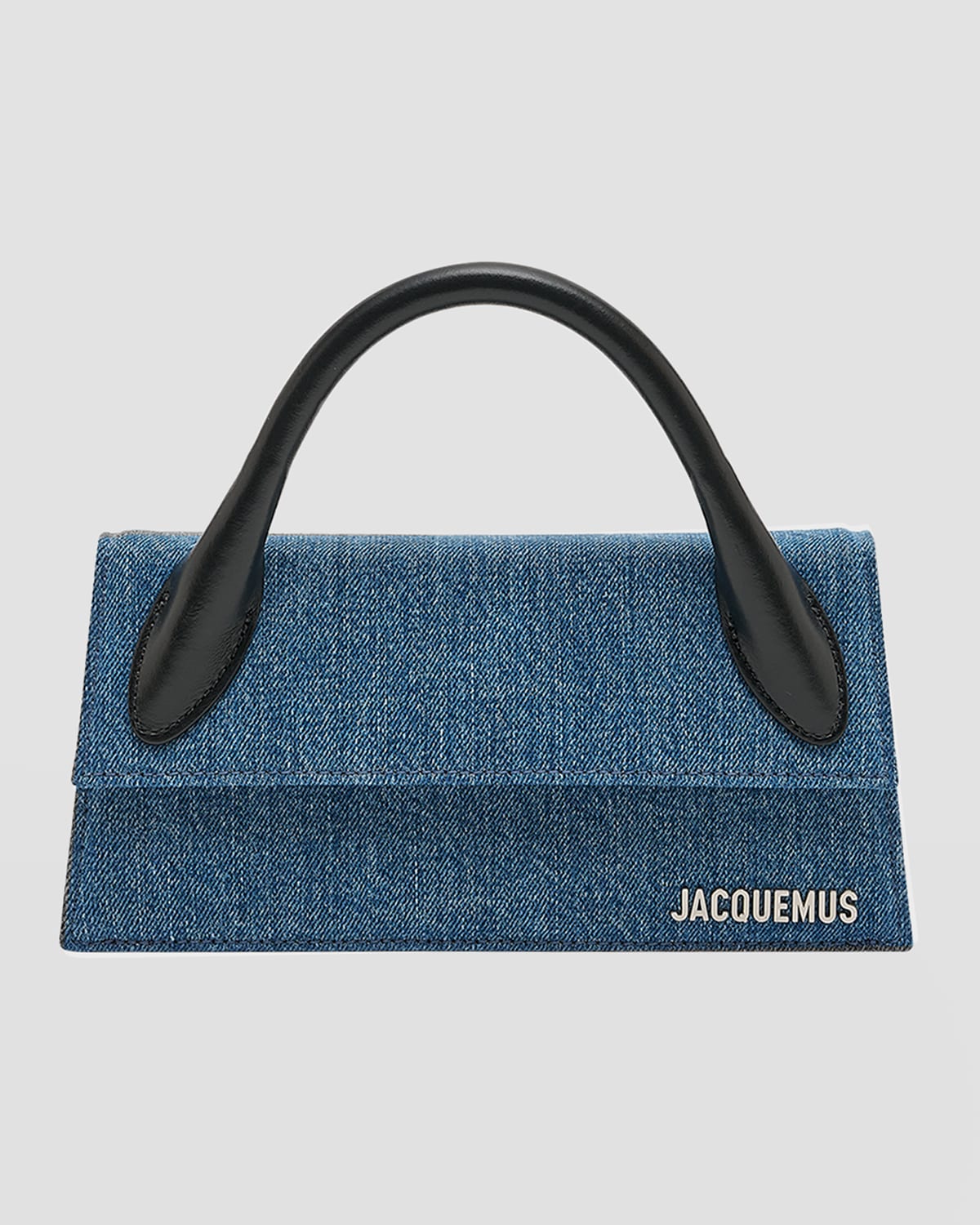 Jacquemus Le Chiquito Long Denim Top-Handle Bag
