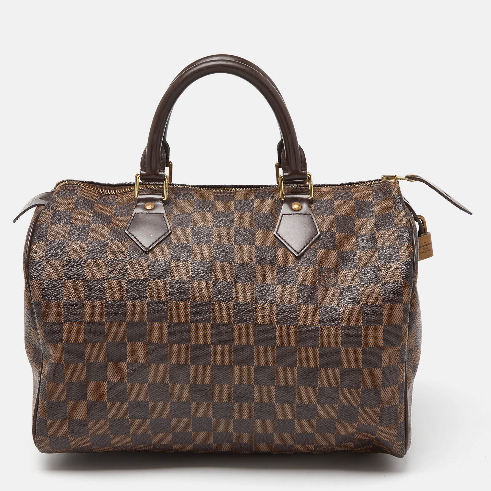 Louis Vuitton Damier Ebene Canvas Speedy 35 Tasche