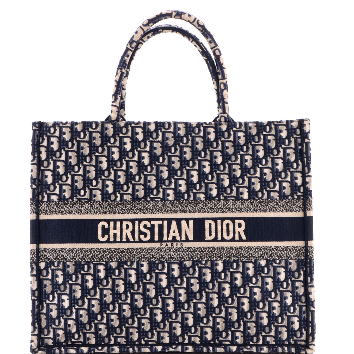 Christian Dior Book Tote Oblique Canvas Large