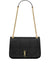 Women's Ysl Bo Jamie Black Bag With Golden Logo in Nero | 763475AAB3210001000