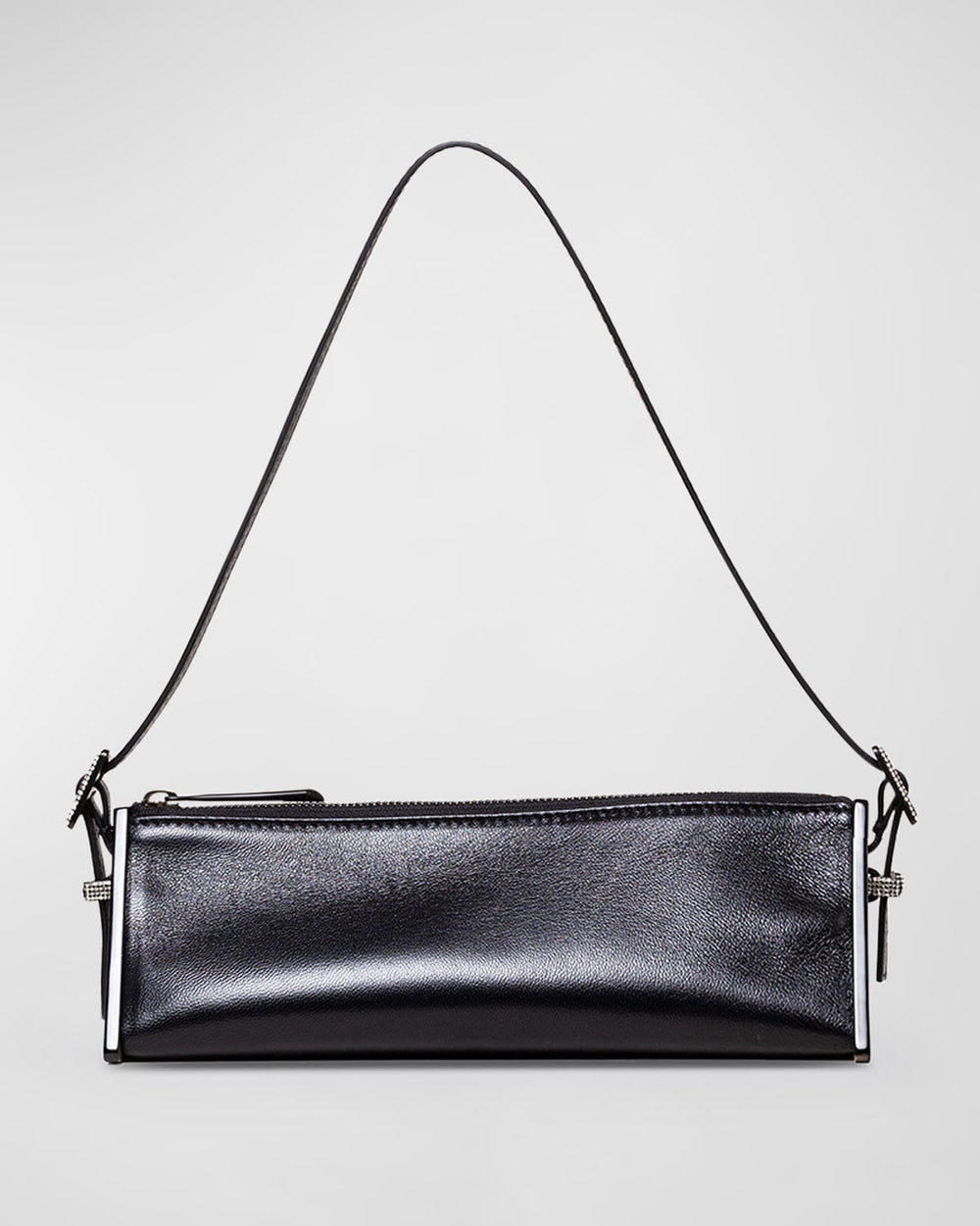 Joy Zip Leather Shoulder Bag