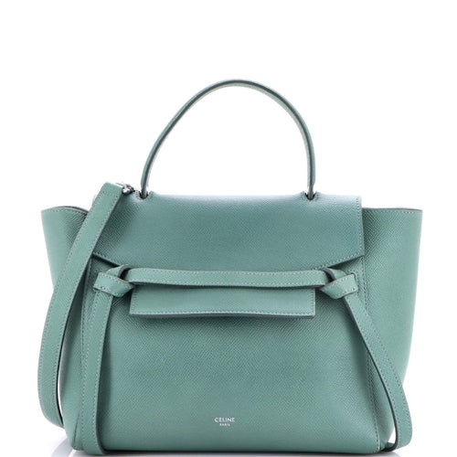 CELINE Belt Bag Textured Leather Micro