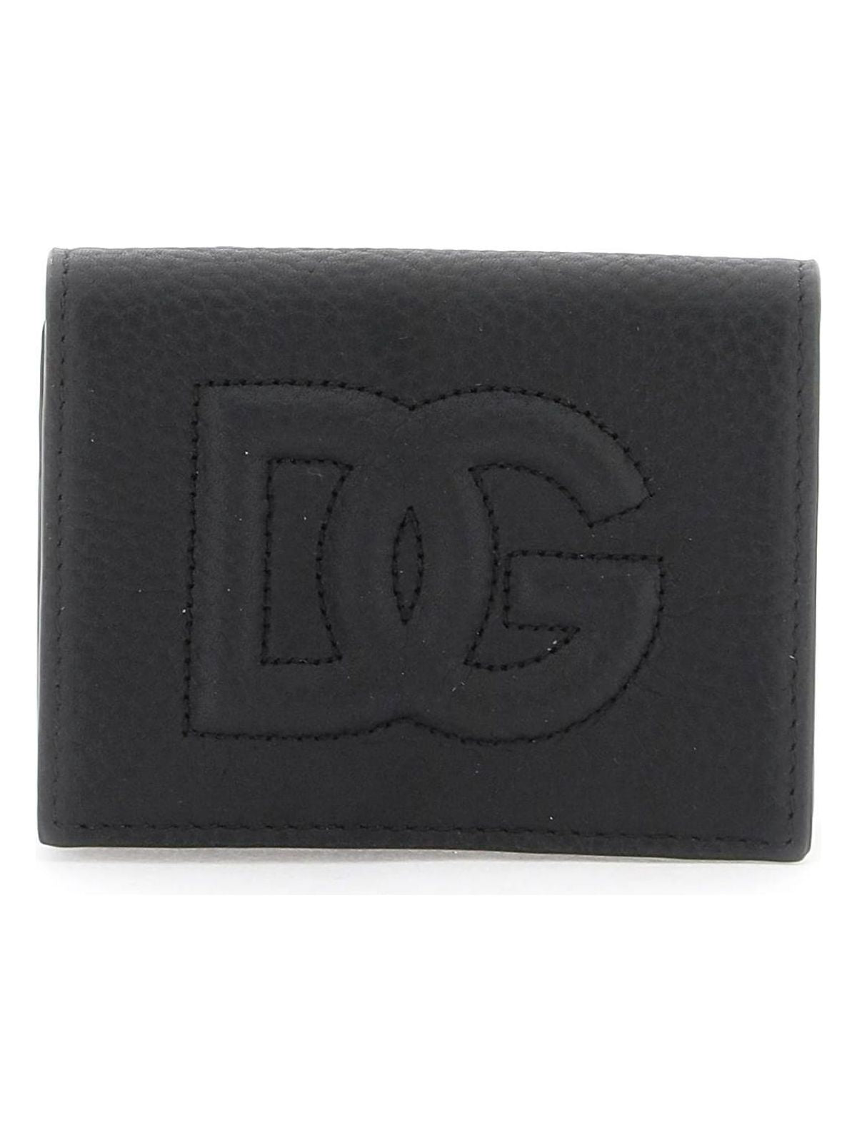 Dolce & Gabbana Men's Dg Logo Card Holder in Black | BP1643AT489