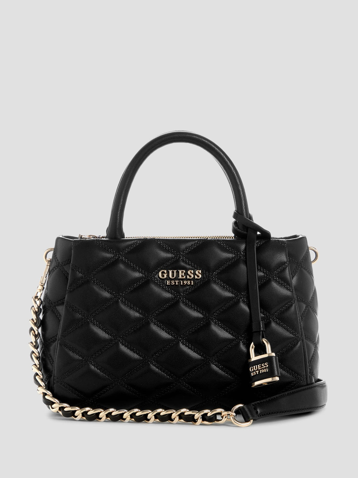 Guess Tamsin Quilted Society Satchel