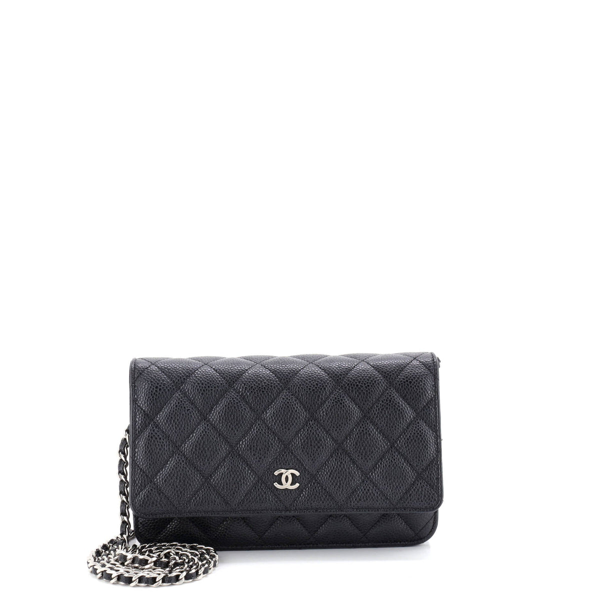 Chanel CHANEL Wallet on Chain Quilted Caviar