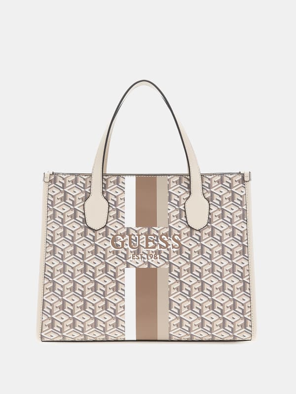 Guess Silvana G Cube Logo Handtasche