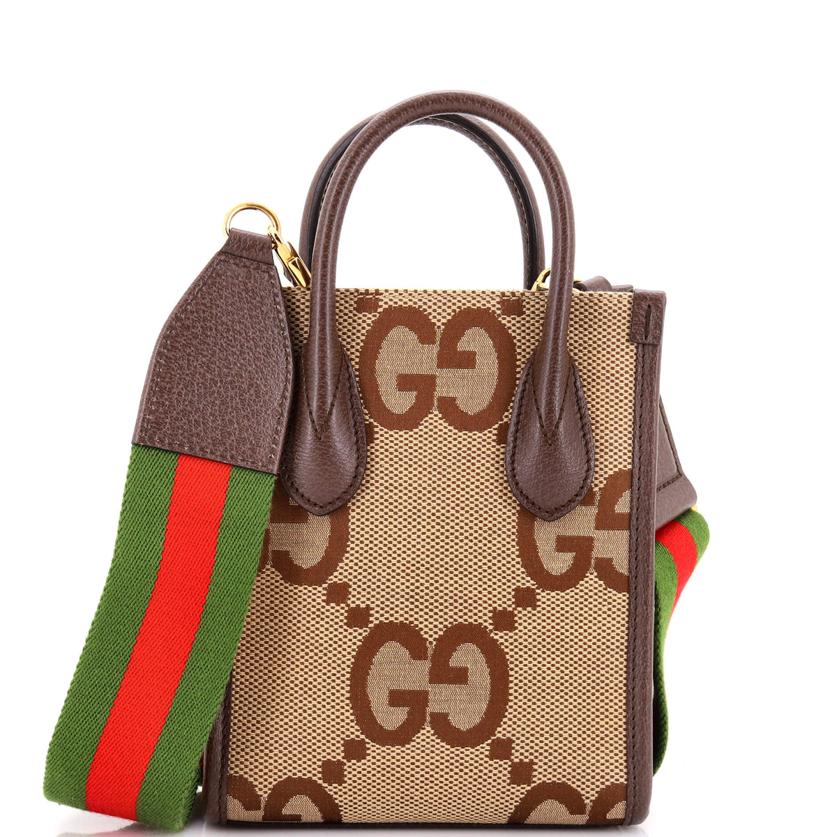 Gucci GUCCI Vertical Tote Jumbo GG Canvas Mini