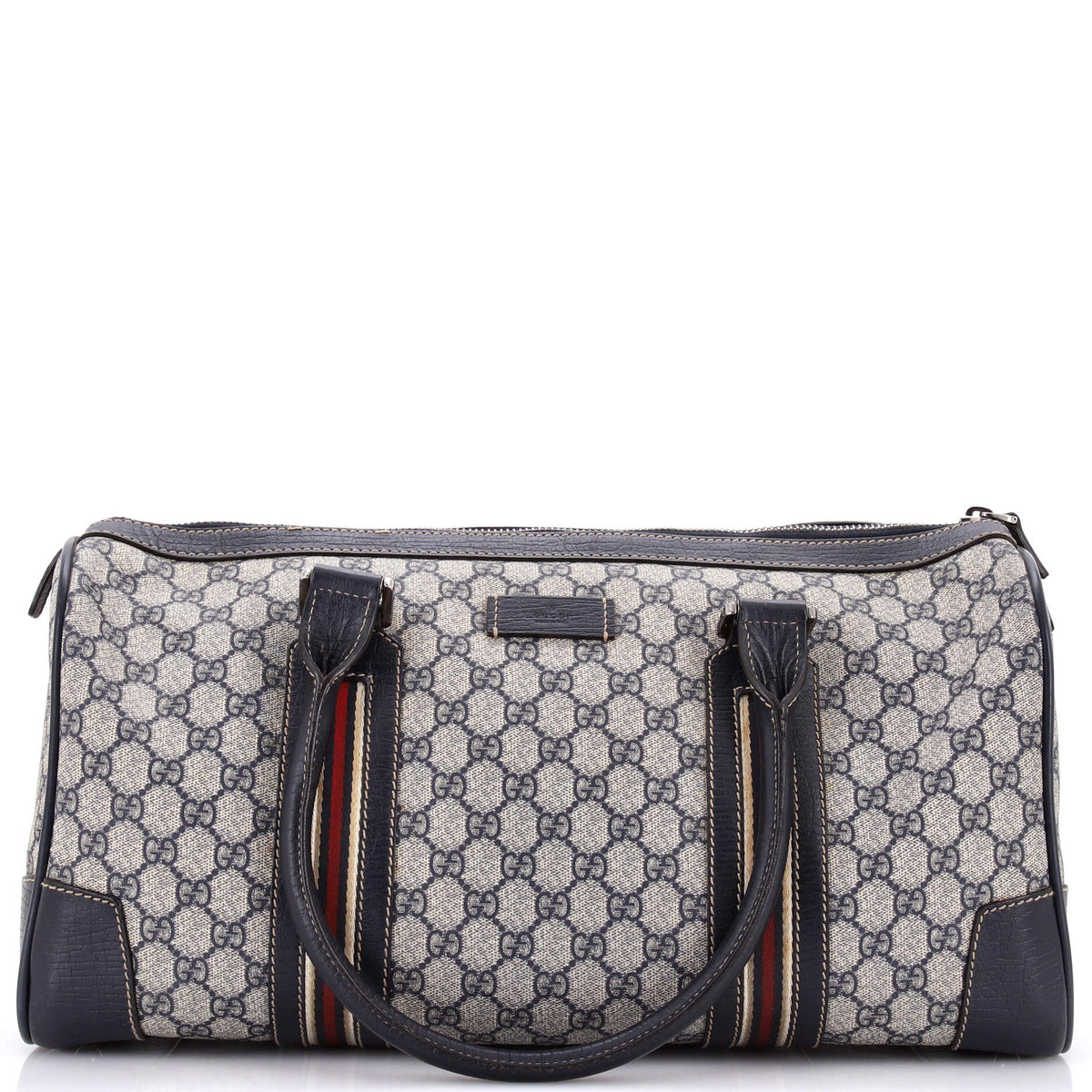 Gucci GUCCI Convertible Duffle Bag GG Coated Canvas Medium