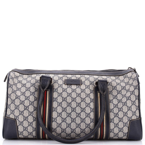GUCCI Convertible Duffle Bag GG Coated Canvas Medium