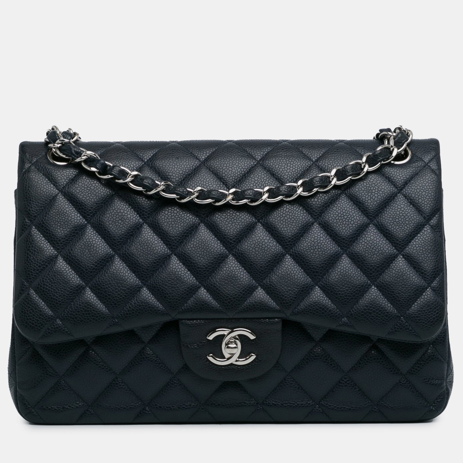 Chanel Jumbo Classic Caviar Doppelklappe