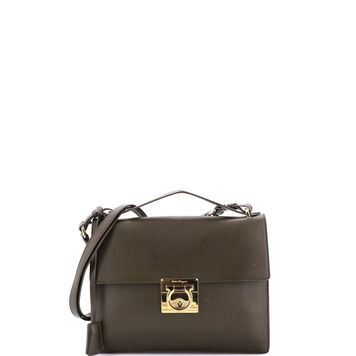 Salvatore Ferragamo Marisol Shoulder Bag Leather Small