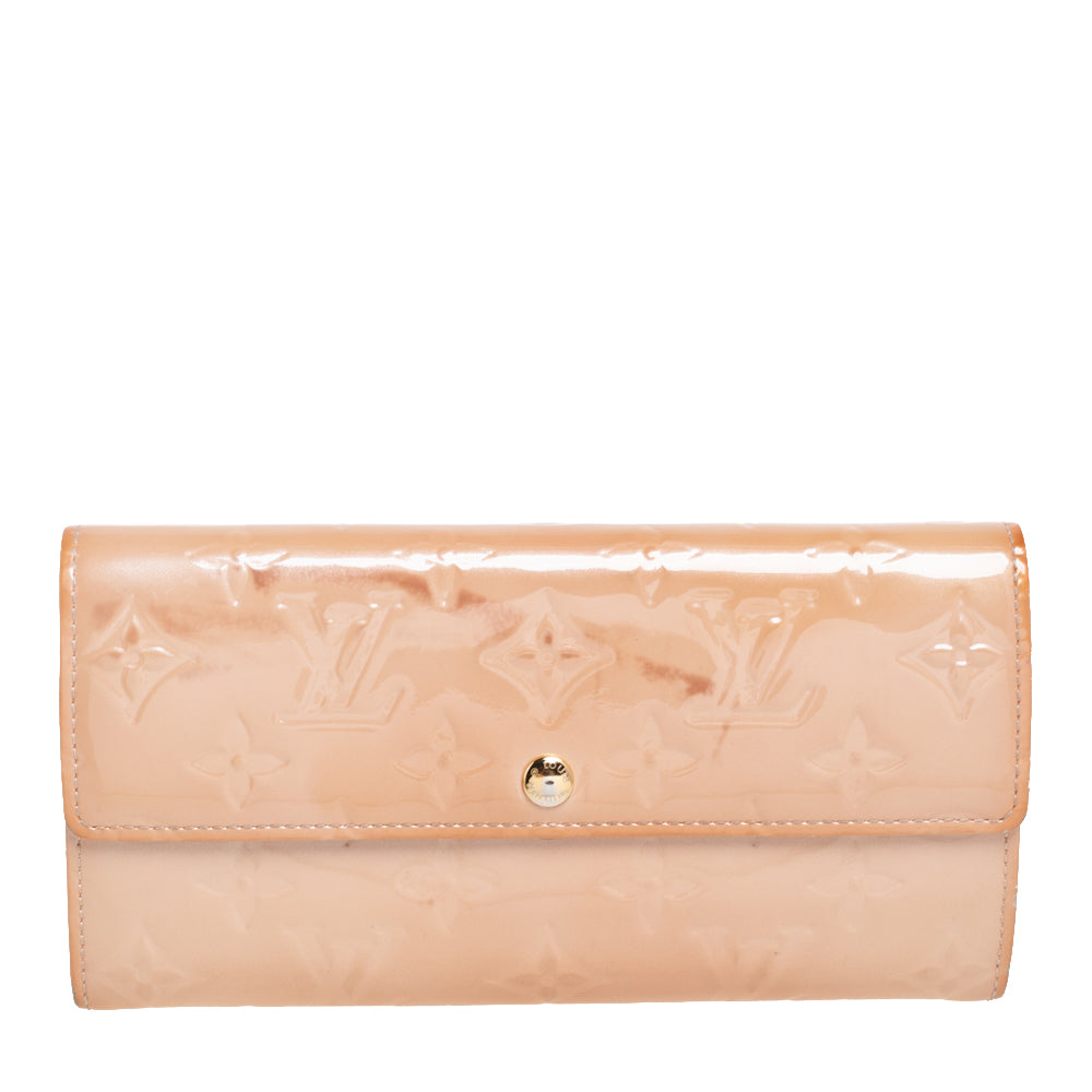 Louis Vuitton Noisette Monogram Vernis Sarah Wallet